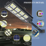 TENKOO Solar Street Lights Outdoor - 2000W