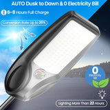 TENKOO 2026NEW  TK Series Solar Street Lights Solar Street Lights Outdoor Wide Angle