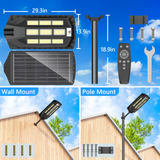 TENKOO 2024NEW  XJ Series Solar Street Lights Solar Street Lights Outdoor Wide Angle