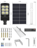 TENKOO BD Series Solar Street Light Dusk to Dawn 6000K