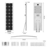 TENKOO TT Plus Solar Street Light High Brightness 6000K All in One