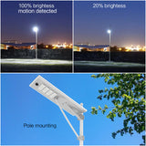 TENKOO TT Plus Solar Street Light High Brightness 6000K All in One